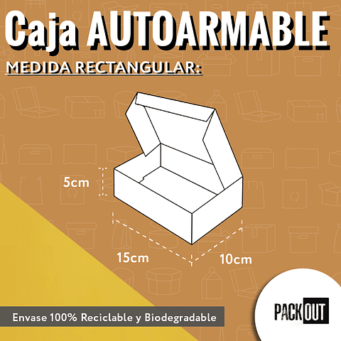 OFERTA MAYORISTA!!  Caja Cartón Microcorrugado Multiuso Autoarmable 500 Unidades
