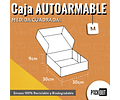 OFERTA MAYORISTA!!! Caja Cartón Multiuso Autoarmable Cuadrada Negra 500 Unidades