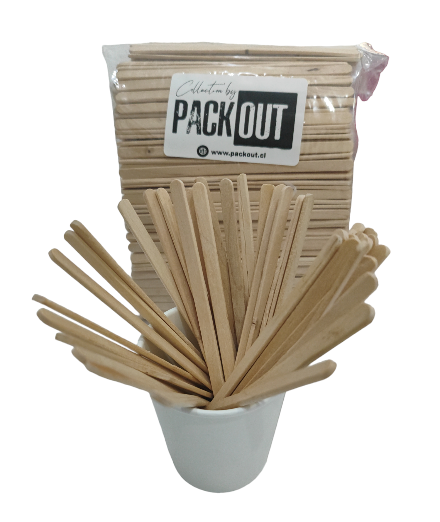 Revolvedor Madera Grueso 14 cms