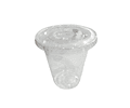 Vaso Transparente Compostable PLA  + Tapa Plana Compostable PLA  100 unidades