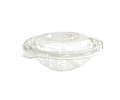 PACK OFERTA x MAYOR!!! Bowl Transparente Compostable PLA + Tapa Compostable 300 Unidades