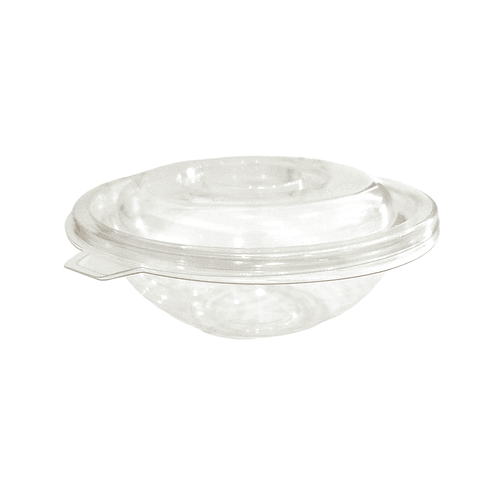 OFERTA MAYORISTA!!! Bowl Transparente Compostable PLA + Tapa Compostable 900 Unidades