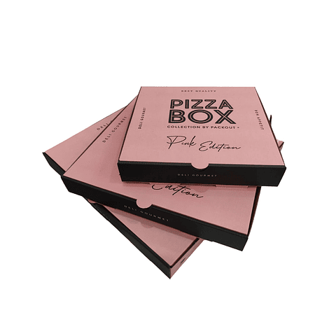 BLACK WEEK!!! Caja Pizza Box Pink PACKOUT  1000 Unidades