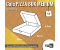 BLACK WEEK!!! Caja PIZZA BOX White Edition 1000 Unidades