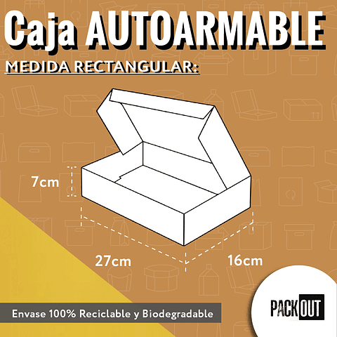 BLACK WEEK!!!  Caja Cartón Multiuso Autoarmable Negra 300 Unidades