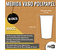 BLACK FRIDAY!!!   Vaso Café Polipapel Negro con Tapa + Manga 2000 Unidades