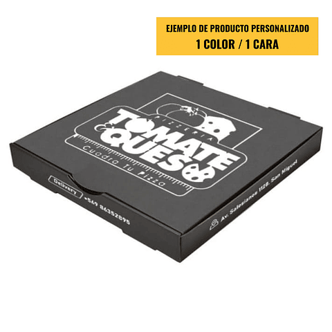 OFERTA MAYORISTA!!! Caja Pizza Orange 500 Unidades