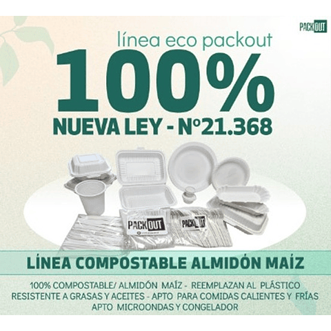 PACK x MAYOR!!!  Vaso Café Compostable + Tapa Compostable + Manga  300 unidades