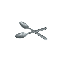 PACK x MAYOR!!! Cuchara de Te Reutilizable Gris Acero 1000 Unidades