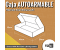 Caja Cartón Multiuso Autoarmable Roja