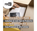 Caja Cartón Multiuso Autoarmable Roja