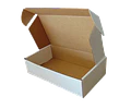 Caja Cartón Multiuso Autoarmable Blanca 
