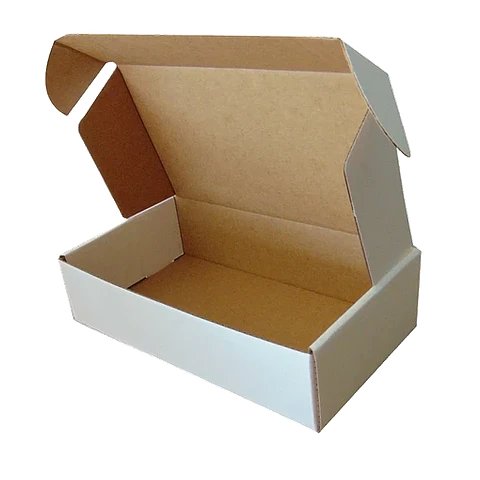 Caja Cartón Multiuso Autoarmable Blanca 