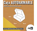 Caja Cartón Multiuso Autoarmable Blanca 
