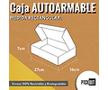 Caja Cartón Multiuso Autoarmable Blanca 