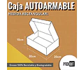 Caja Cartón Multiuso Autoarmable Blanca 