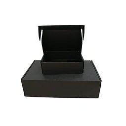 Caja Cartón Multiuso Autoarmable Negra