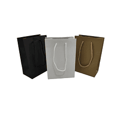 Bolsa Cartón Lujo C/Manilla Cordón