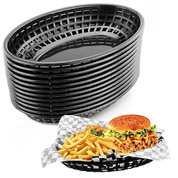 Canasto Comidas Reutilizable Ovalado