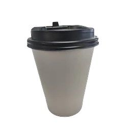 Vaso Café Polipapel Blanco con Tapa  