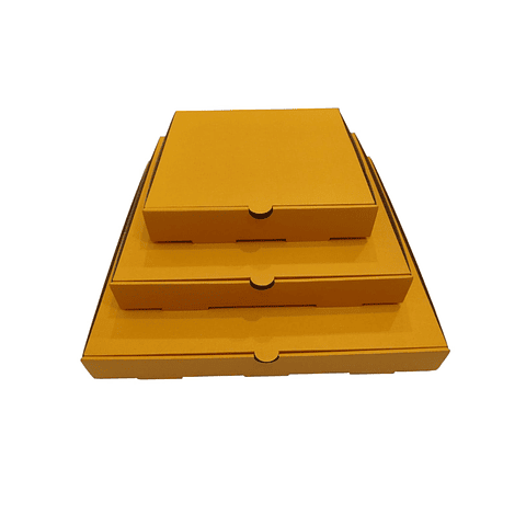 Caja Pizza Orange Lisa - Personalizable