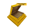 Caja Pizza Amarilla Lisa - Personalizable