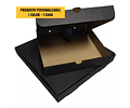Caja Pizza Negra Lisa - Personalizable
