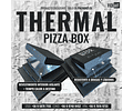 Caja Pizza THERMAL Negra  - Personalizable