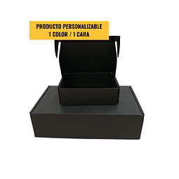 Caja Cartón Multiuso Autoarmable Negra - Personalizable