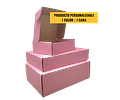 Caja Cartón Multiuso Autoarmable Rosada- Personalizable