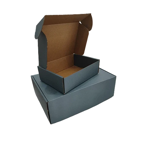 Caja Cartón Multiuso Autoarmable Gris