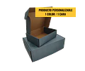 Caja Cartón Multiuso Autoarmable Gris - Personalizable