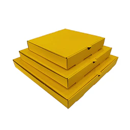 Caja Pizza Amarilla Lisa