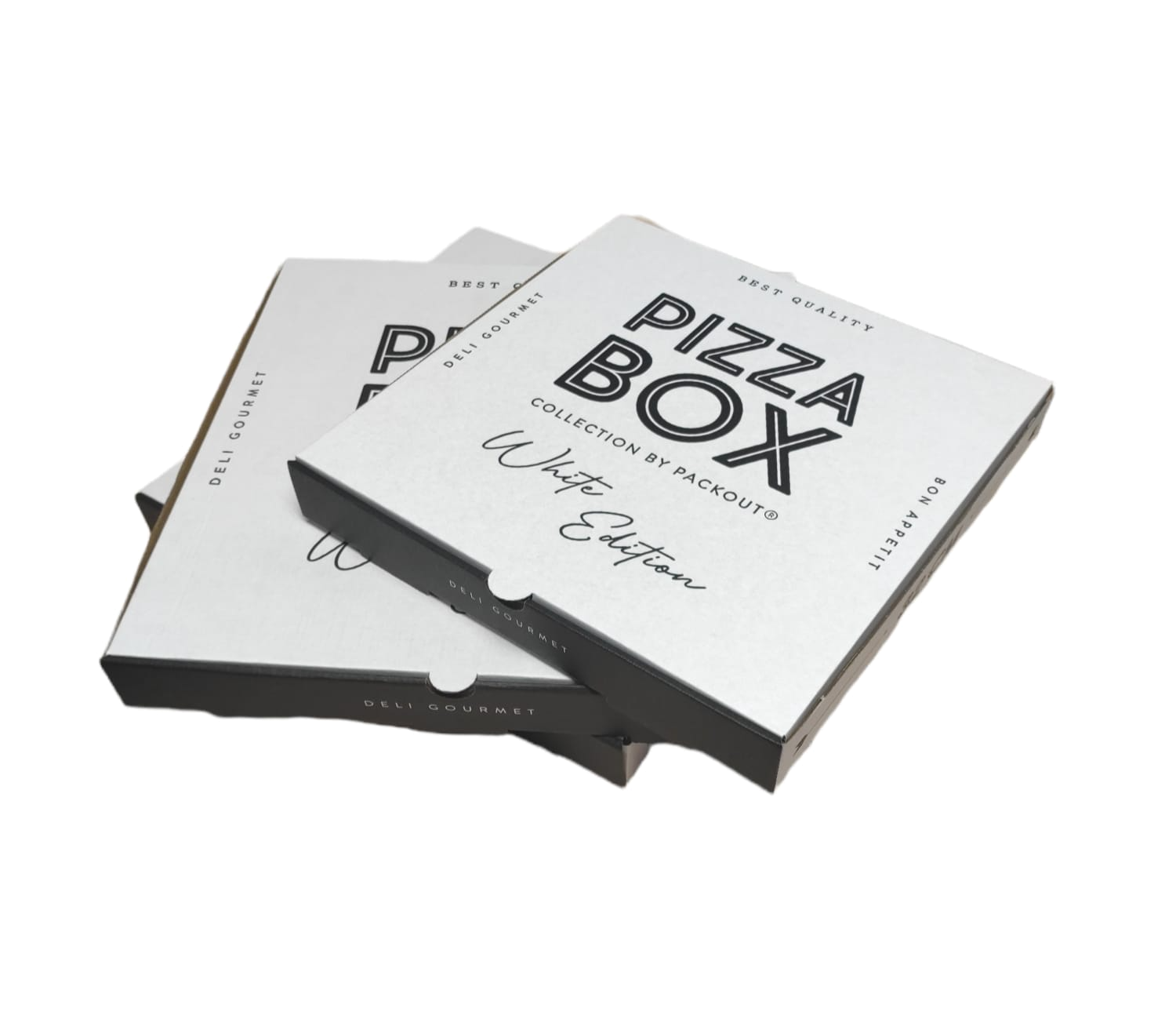 Caja PIZZA BOX White Edition