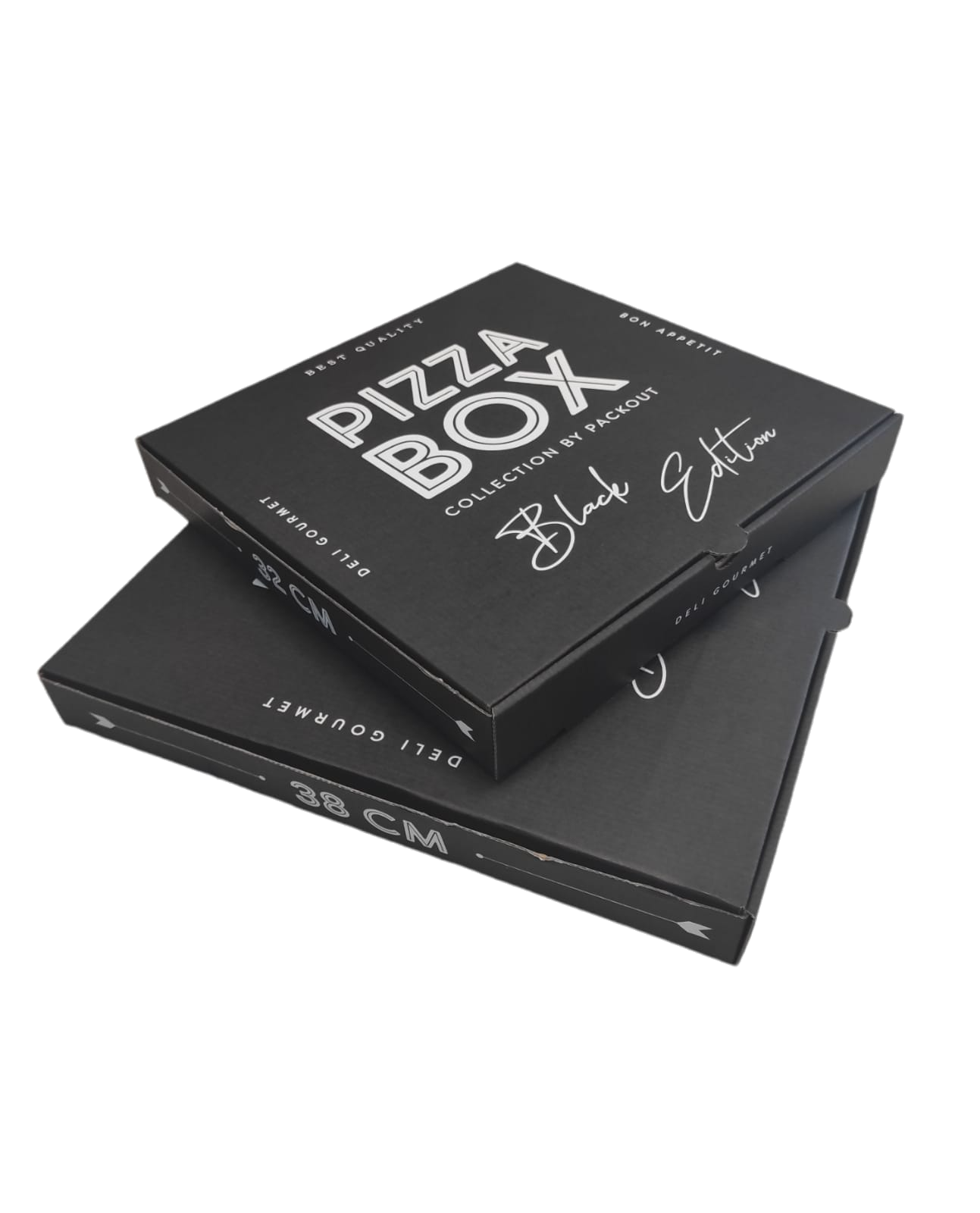 Caja PIZZA BOX Black Edition