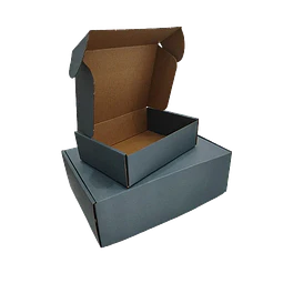 CYBER DAY !!!!! Caja Cartón Multiuso Autoarmable Gris 