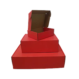 CYBER DAY !!!!! Caja Cartón Multiuso Autoarmable Roja 