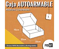 CYBER DAY !!!!! Caja Cartón Multiuso Autoarmable Cuadrada 