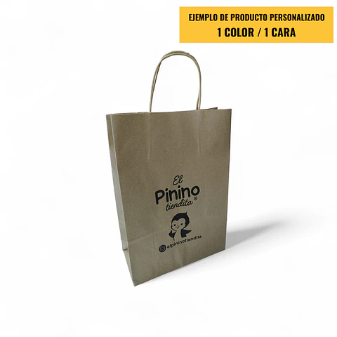 CYBER DAY !!!!!  Bolsas Kraft con Manilla  - COPY
