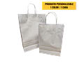 CYBER DAY !!!!! ! Bolsa Papel Blanco con Manilla