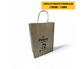 CYBER DAY !!!!! ! Bolsa Papel Blanco con Manilla
