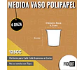 CYBER DAY !!!!! Vaso Café Polipapel Blanco 