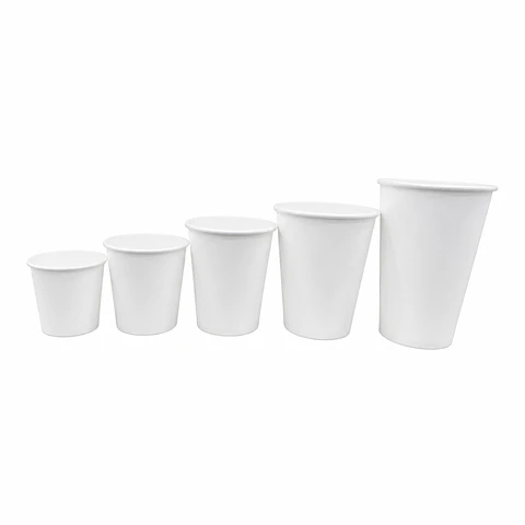 Vaso Café Polipapel Blanco 100 Unidades