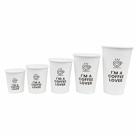 PACK OFERTA X MAYOR!!! Vaso Café Polipapel Diseño Coffee Lover 300 Unidades