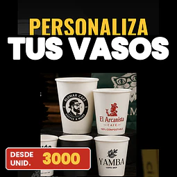 Servicio Impresion Vaso 1000 Unidades
