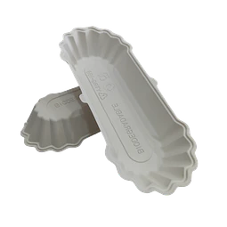 WINTER SALE!! Bandeja Canoa Hot Dog 100% Compostable / Almidón Maiz - 100 unid.