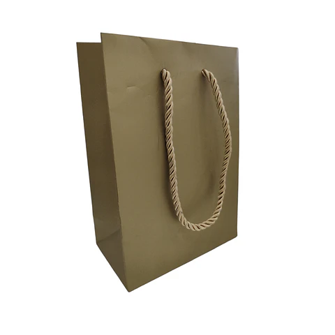 WINTER SALE!! Bolsa Cartón Lujo C/Manilla Cordón  20 Unidades