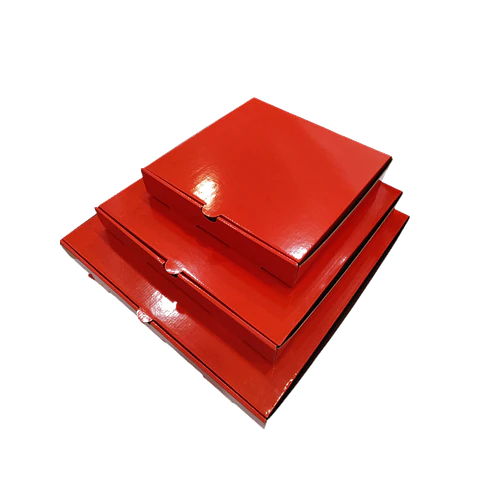 WINTER SALE!! Caja Pizza Revestida GLOSSY Roja 50 Unidades