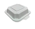 WINTER SALE!! Envase Hamburguesa Cuadrada Compostable / Almidon Maiz 100 unidades