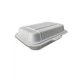 WINTER SALE!! Envase Multiuso Rectangular 900cc  Compostable / Almidón Maíz